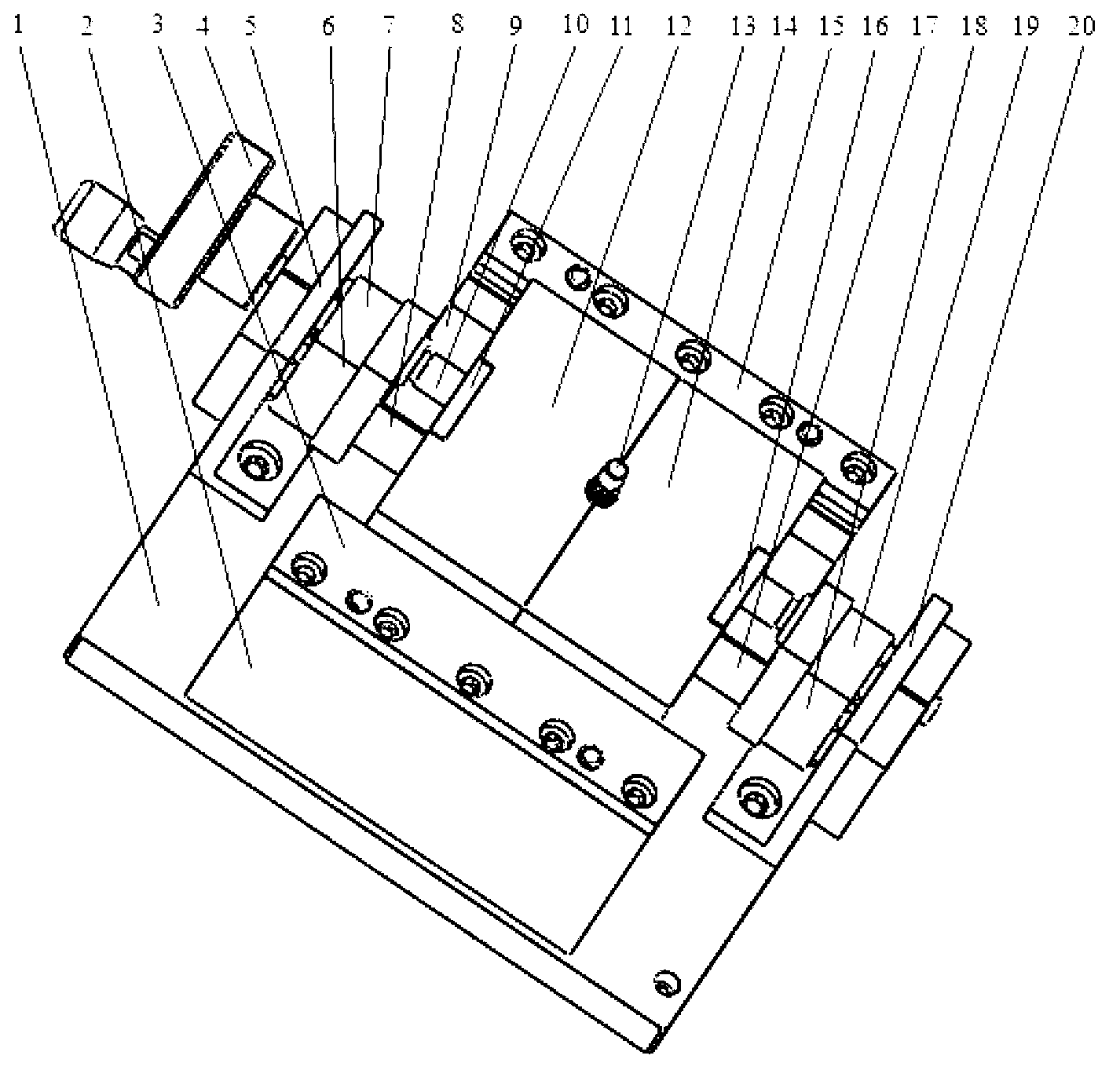 Micro part clamping device