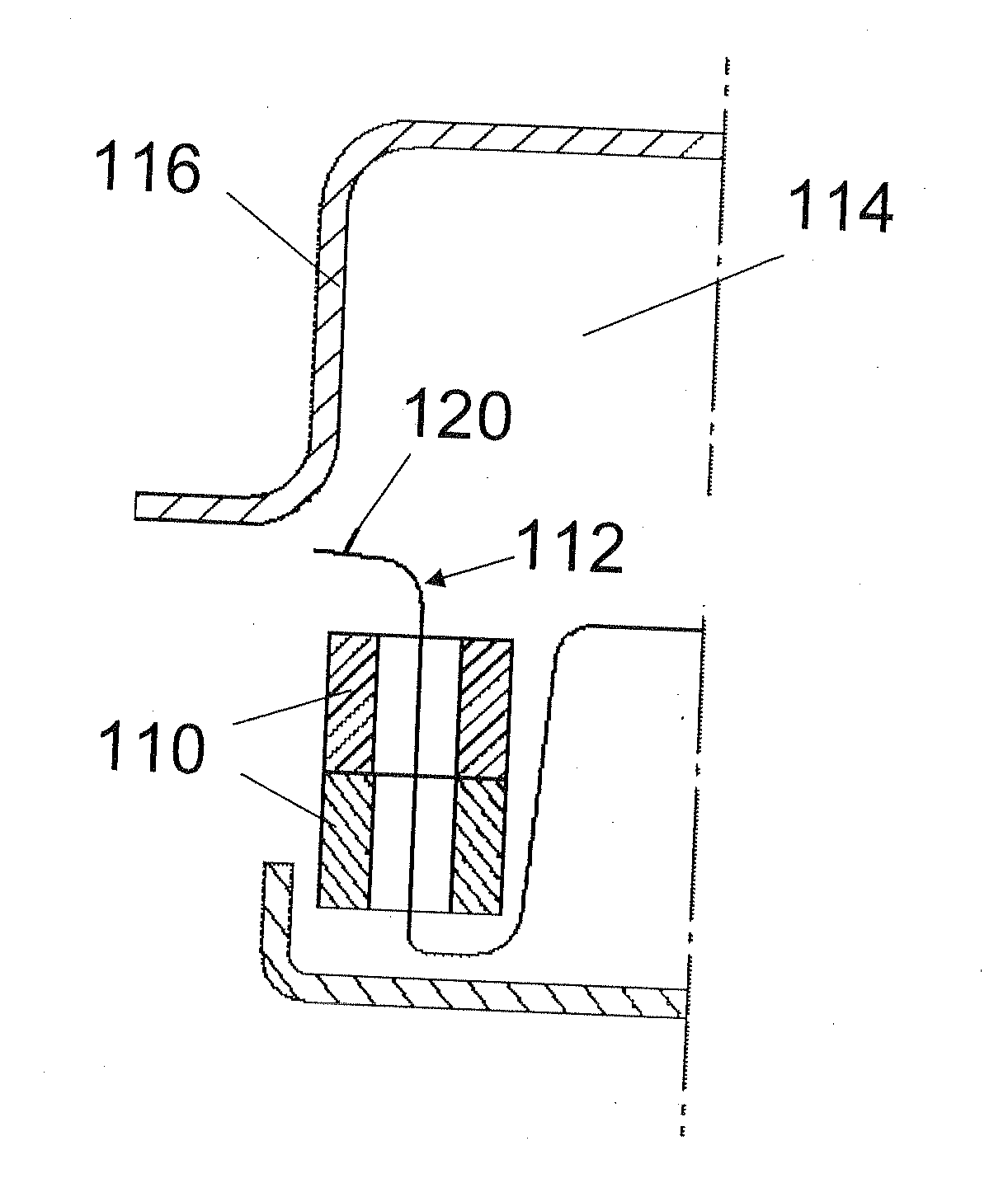 Grain retainer construction for air bag inflator