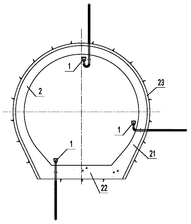 Pressurized water conveying tunnel gravity self-locking one-way water drainage reducing valve