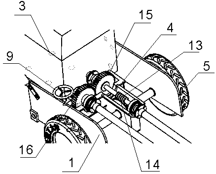 A stable and light tillage machine