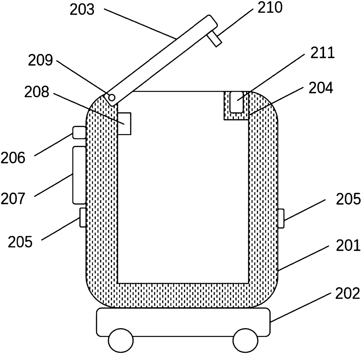 An artificial intelligence shopping device and its system applied to a smart business district