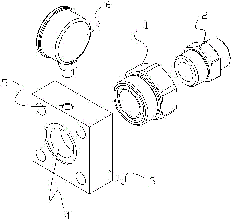 Wall water pipe adapter joint