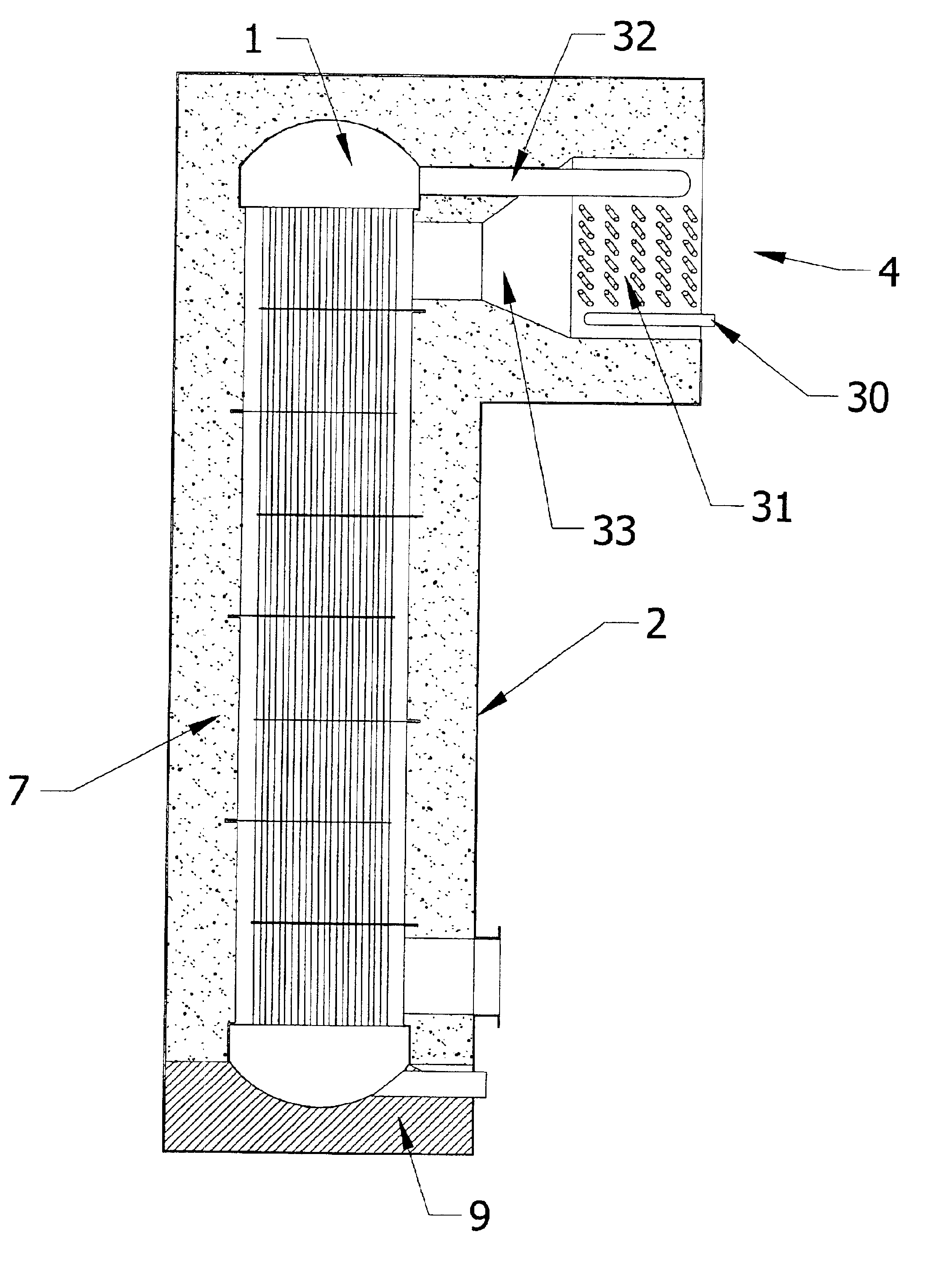 Heat exchange reactor having integral housing assembly