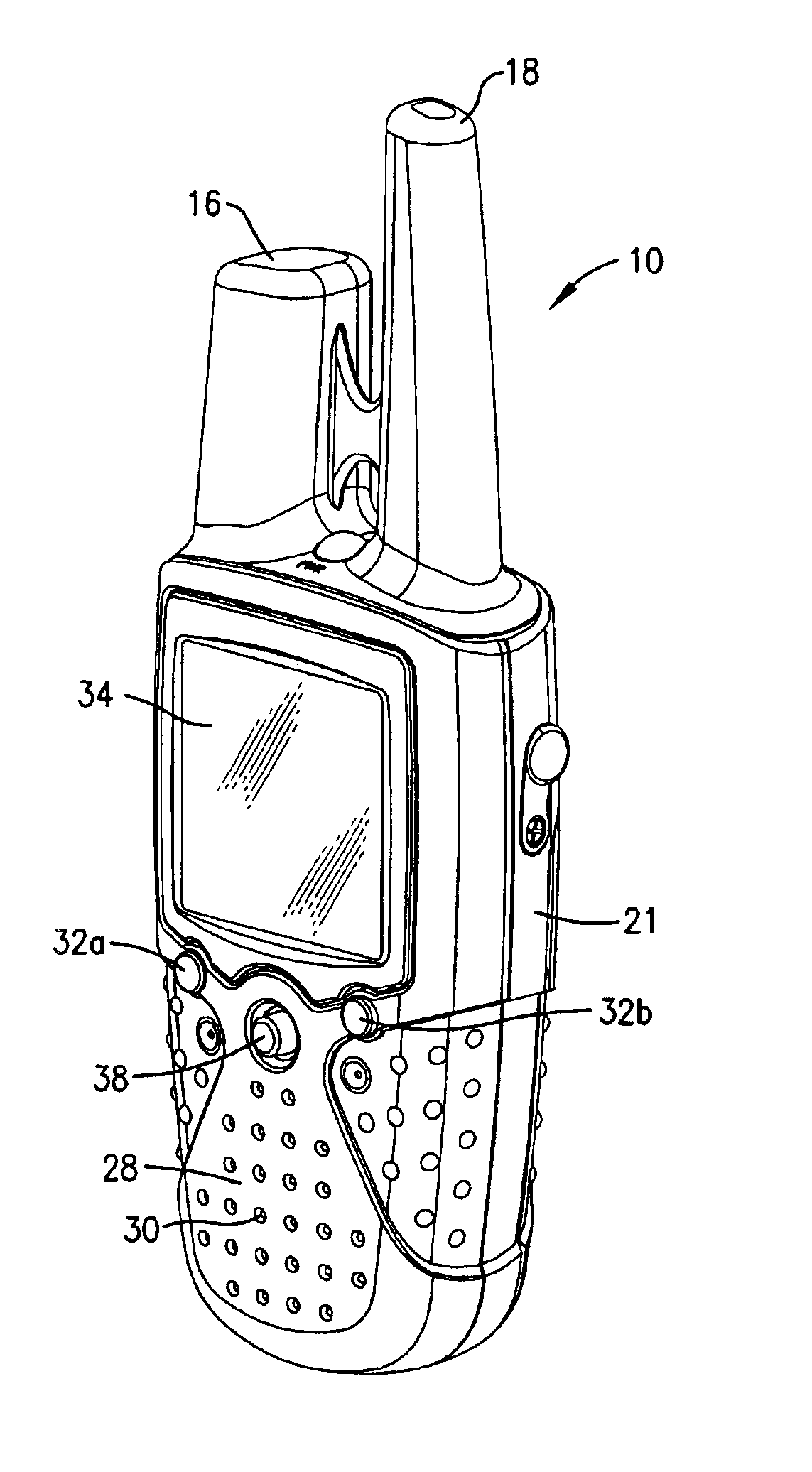 Combined global positioning system receiver and radio with enhanced tracking features