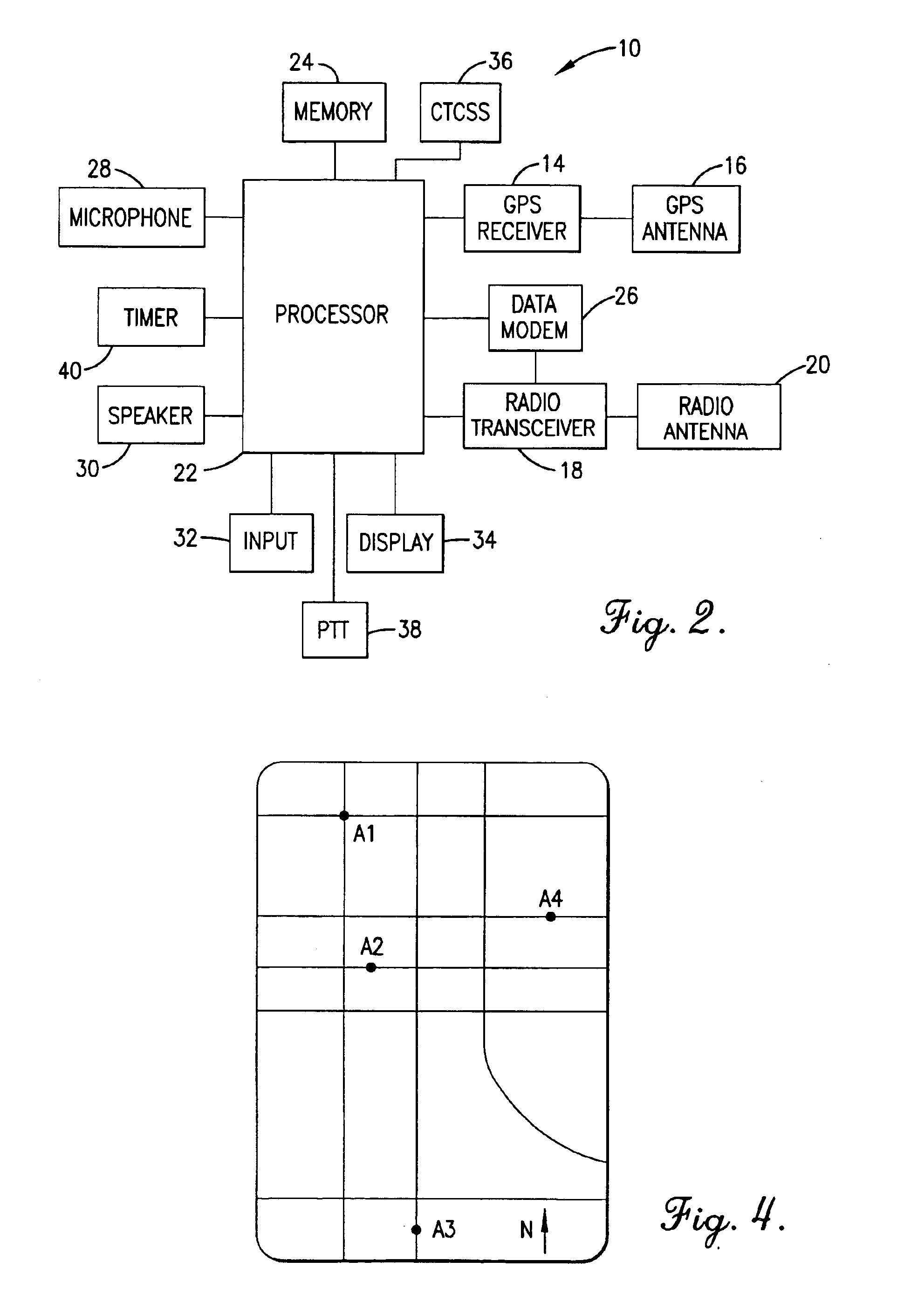 Combined global positioning system receiver and radio with enhanced tracking features