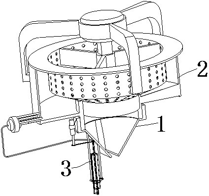 A kind of packaging device for spicy stick packaging