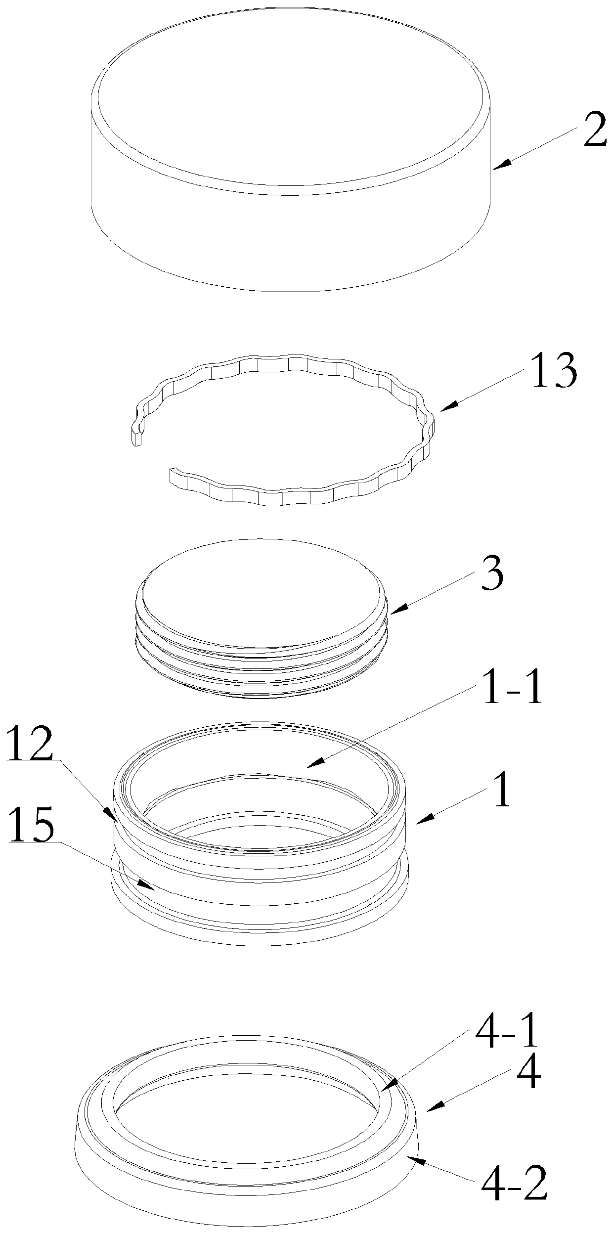 Fixing device for wall hanging piece