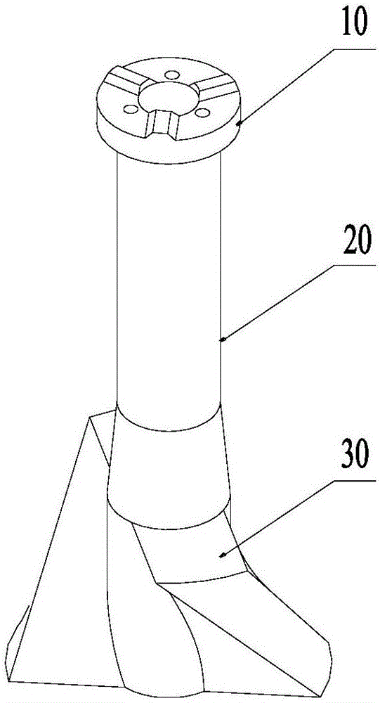 Efficient mixing stirrer for molten iron desulphurization