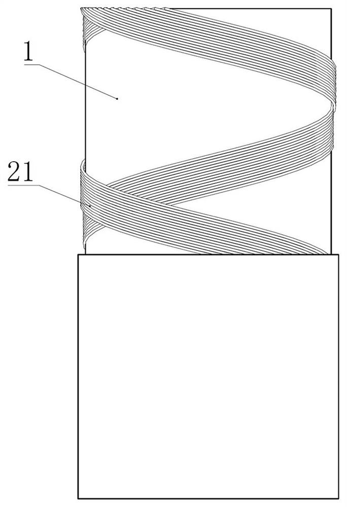 Flexible joint of large-diameter high-pressure fiber reinforced flexible composite pipe