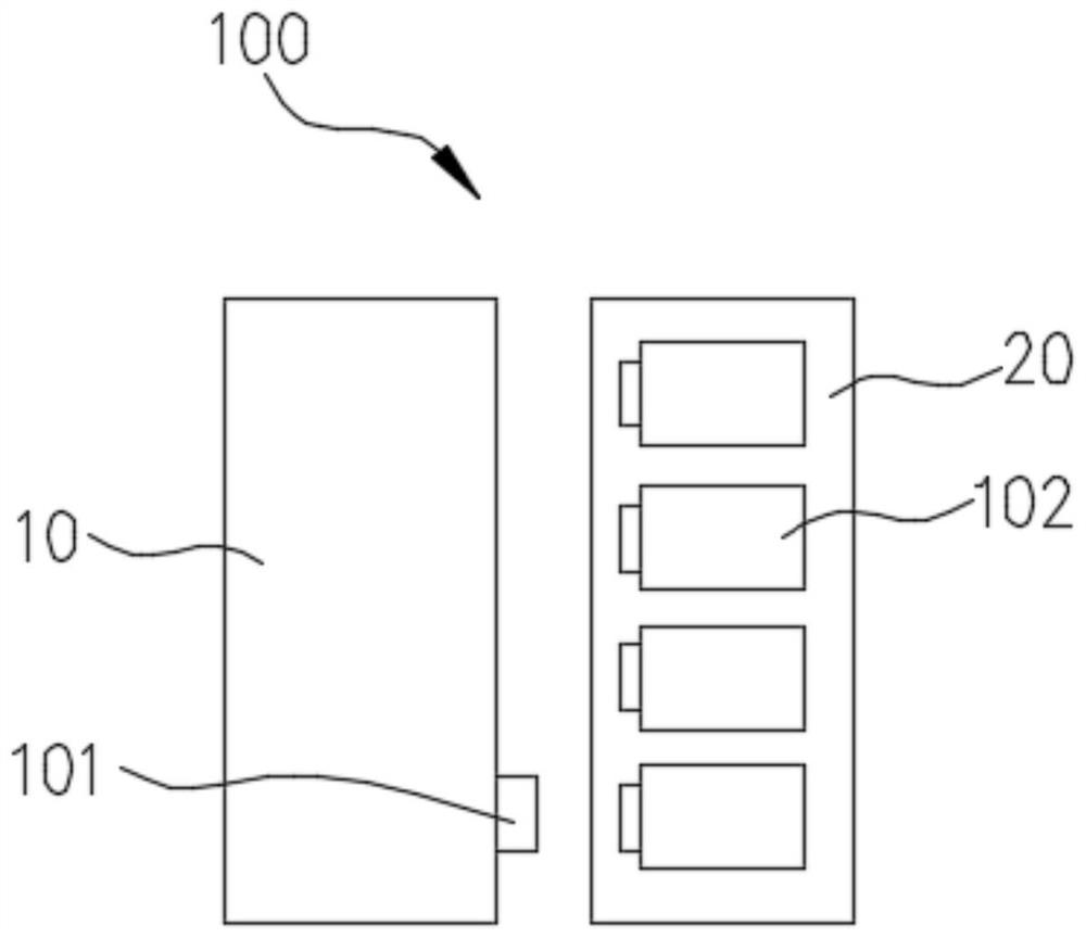 Plug-in device, plug-in system and control method