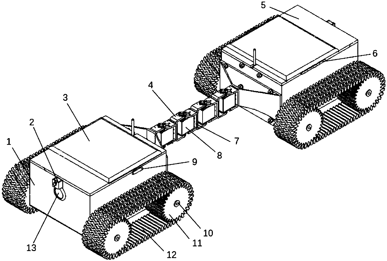 Robot visual system for mine rescue and control method for robot visual system