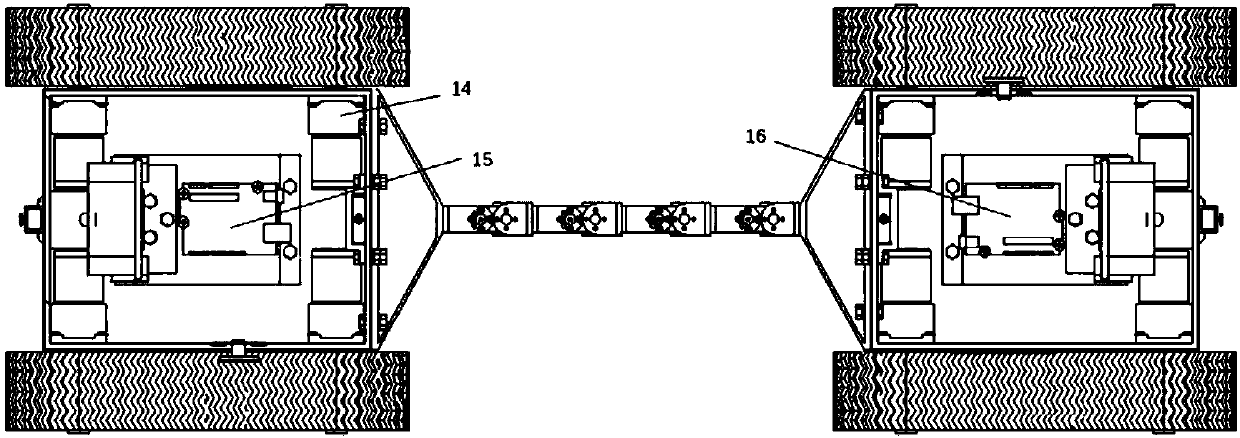 Robot visual system for mine rescue and control method for robot visual system