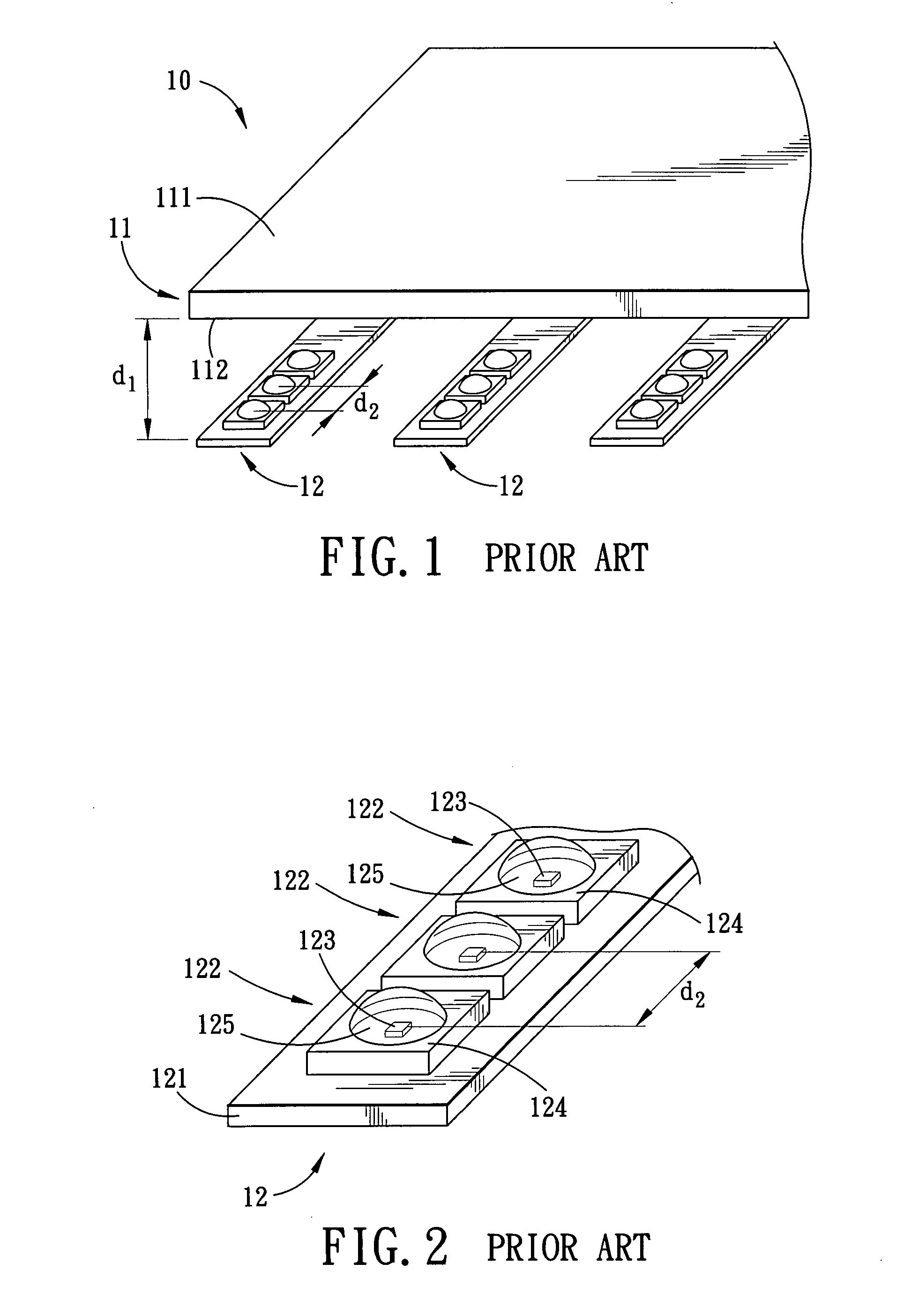 Light source unit for use in a backlight module