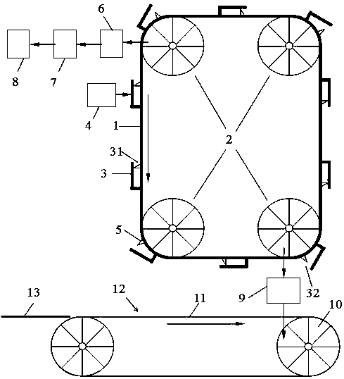 Efficient and safe high-rise escaping device and method