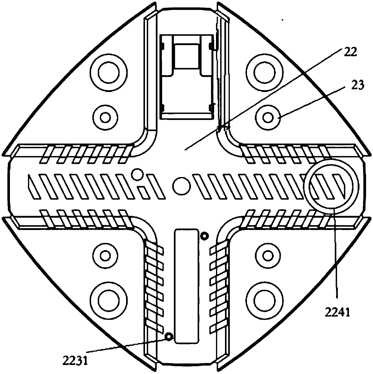 Bottom cover device for home security device