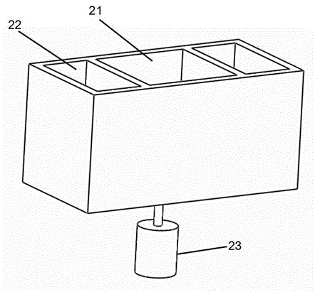 Powder laying device for rapid forming manufacturing