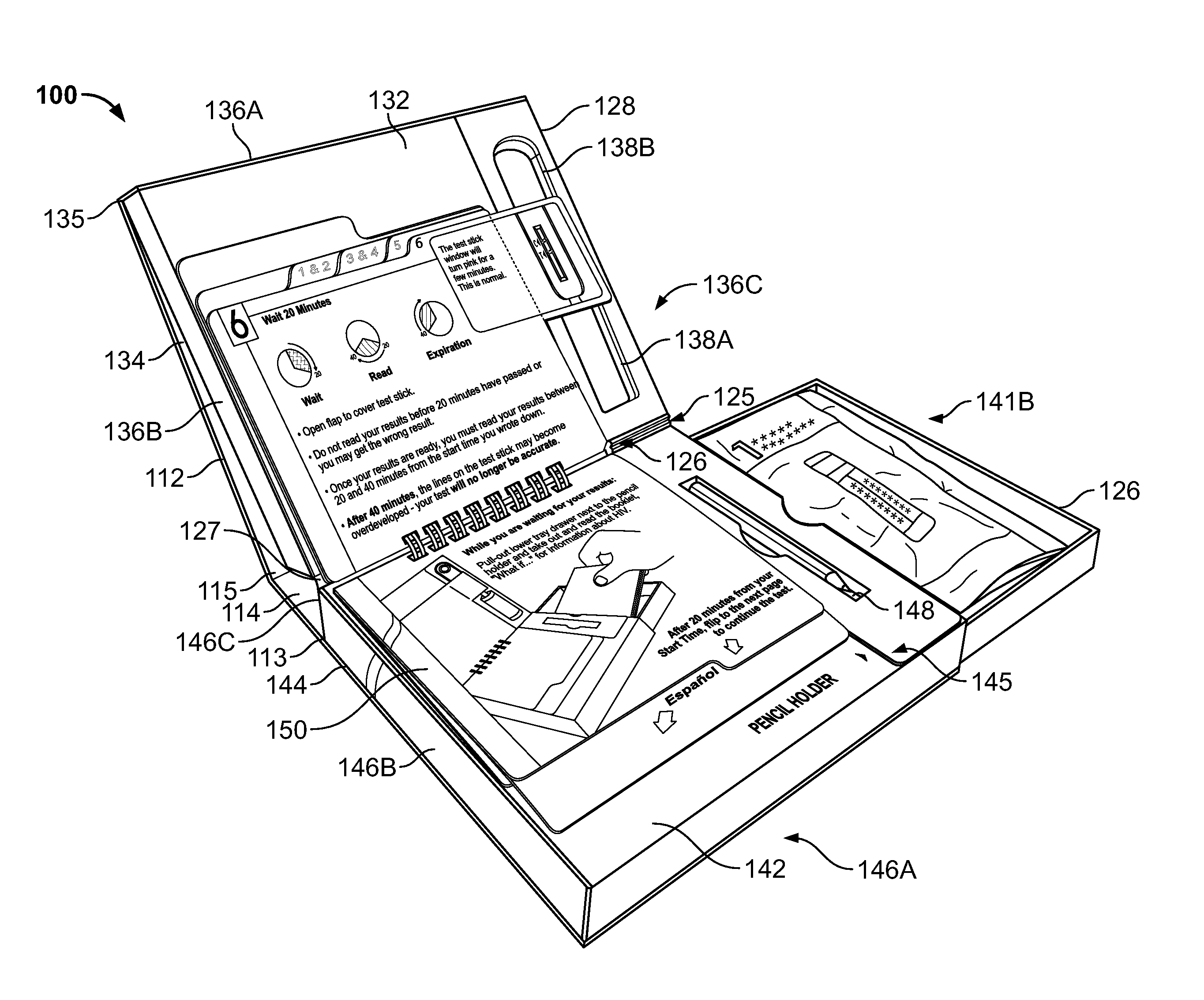 Container and method for supporting home testing and diagnosis of infectious diseases