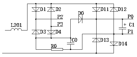 Circuit capable of increasing conduction angle of bridge rectifier