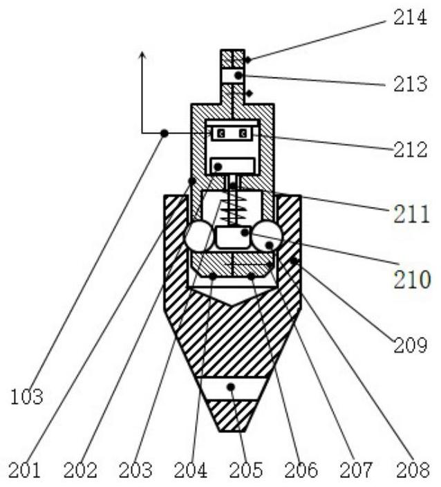 Split acoustic release device and release mechanism for subsurface buoy