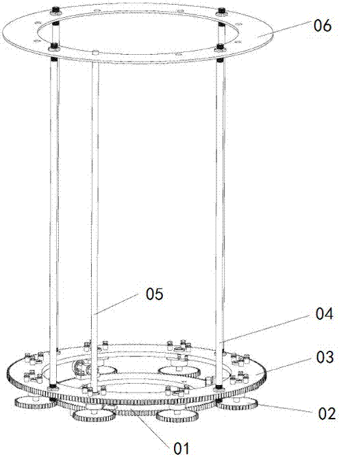 A rotating sample stage