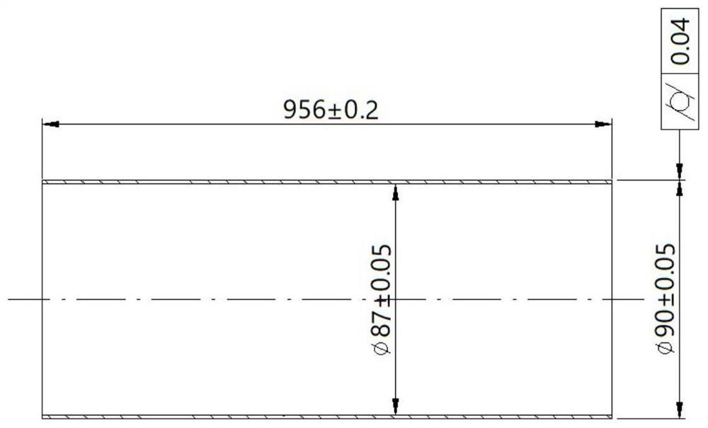 Machining process method suitable for ferrocene thin-wall pipe fitting