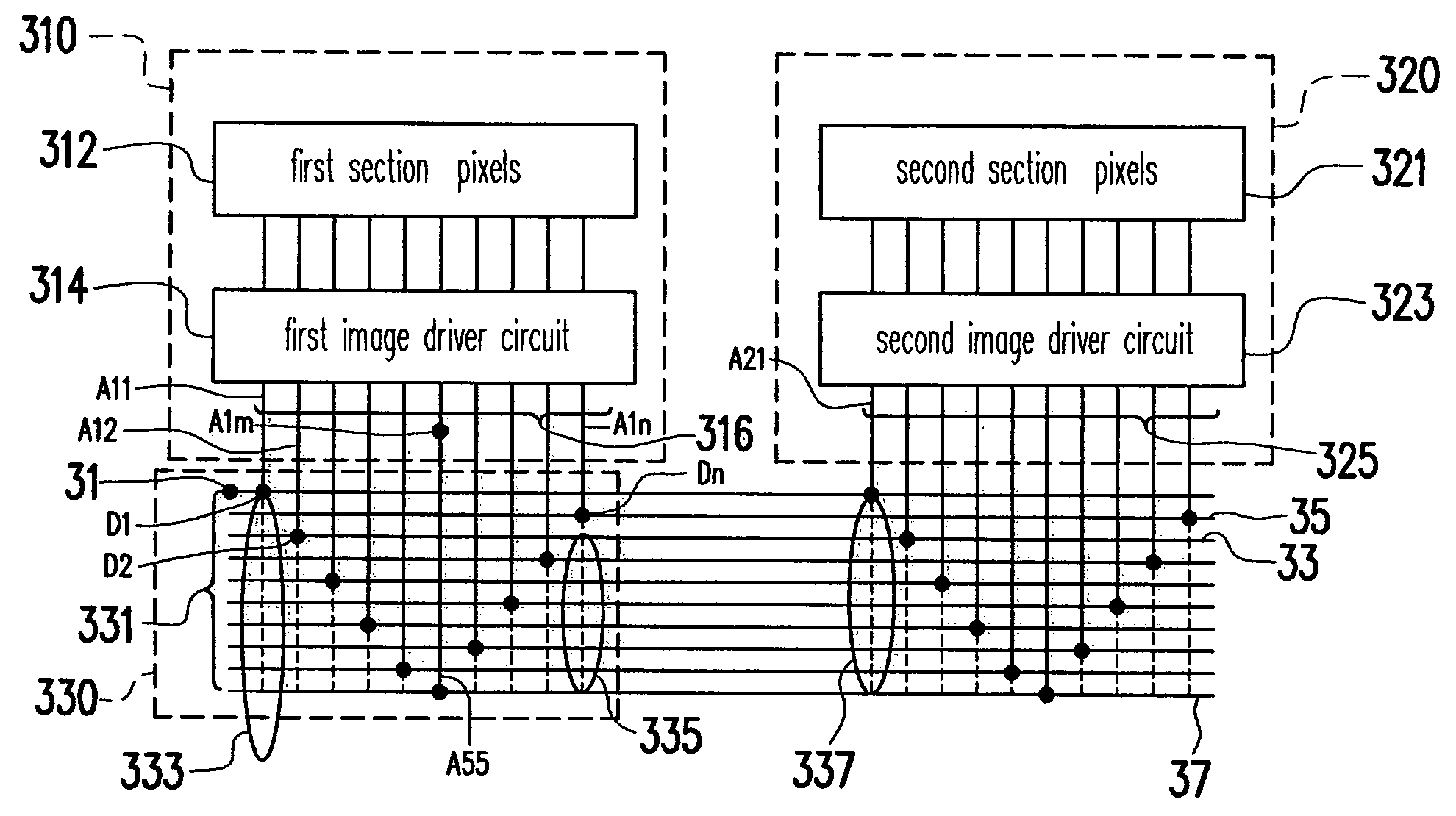 Display circuitry of display