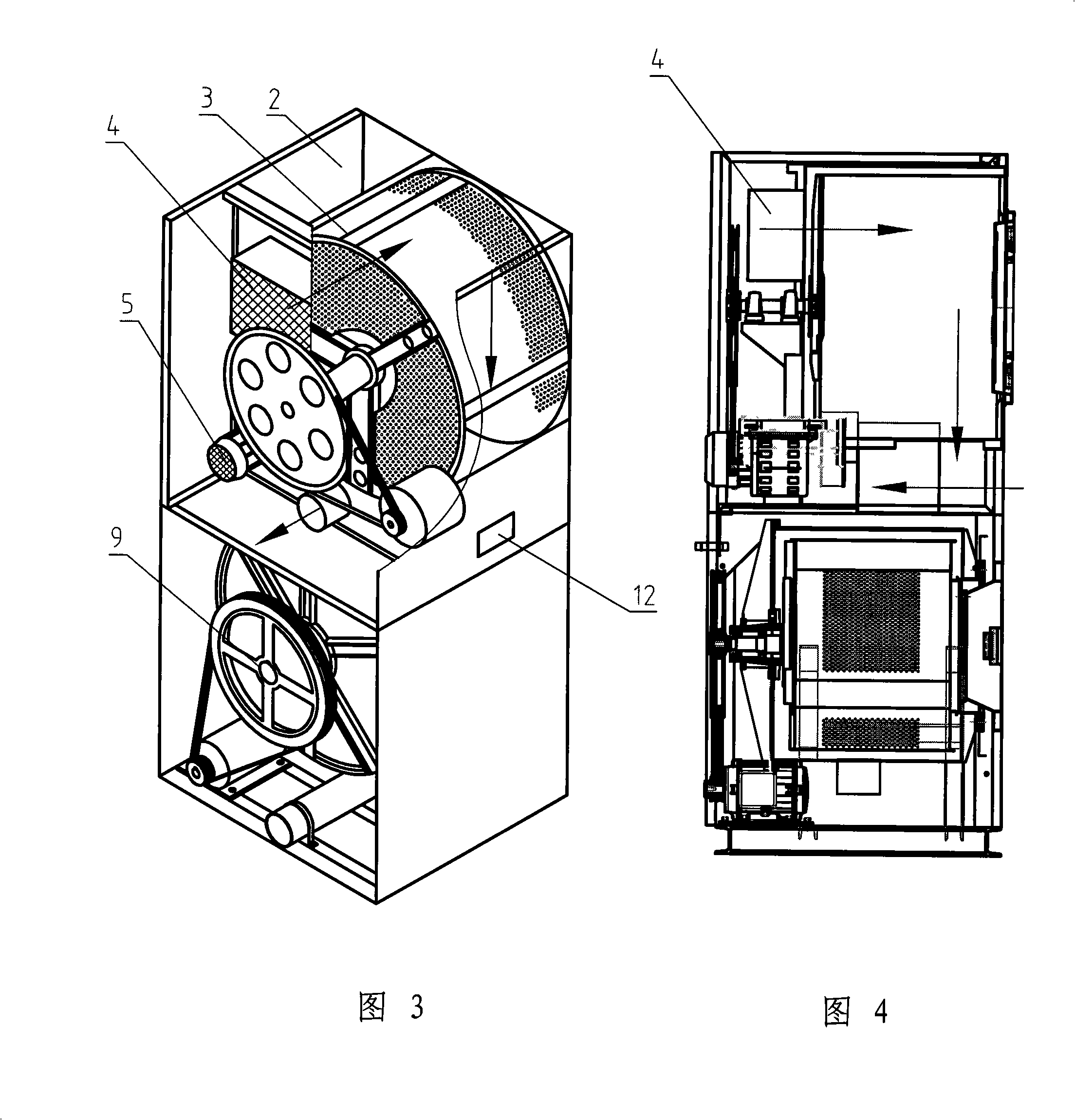 Clothes drying machine and double-layer washing dehydration and baking integrated machine