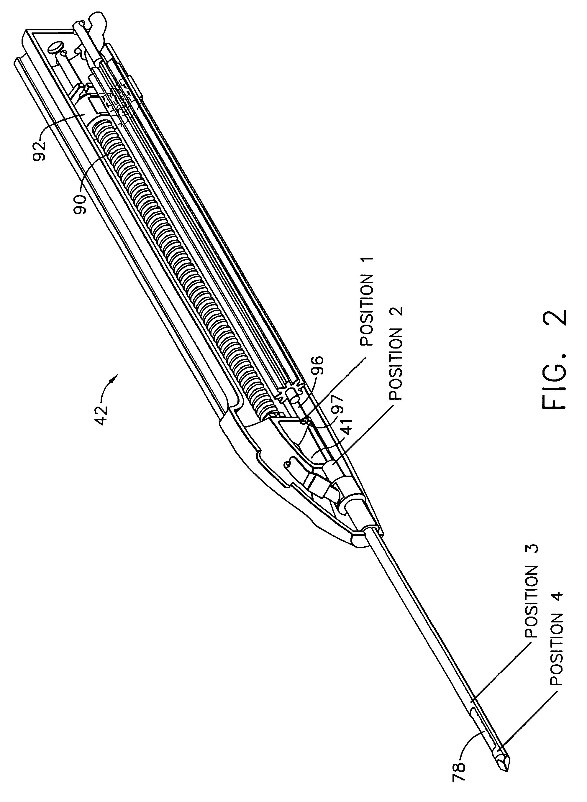 Surgical biopsy system with control unit for selecting an operational mode