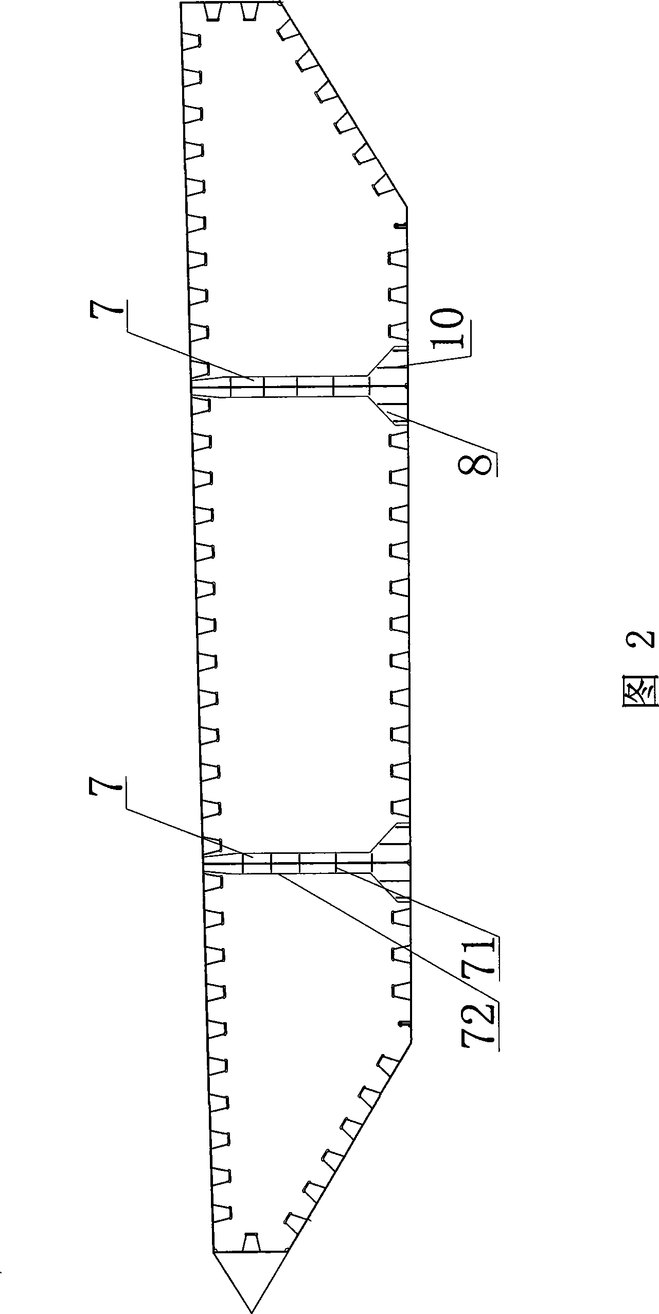 Steel box beam erection method for self-anchored suspension bridge