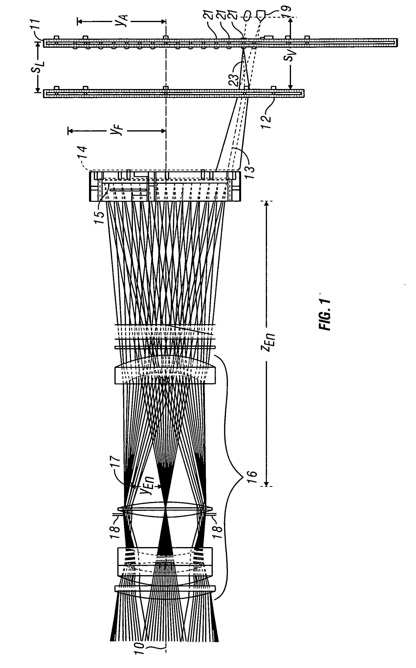 Wide field collimator