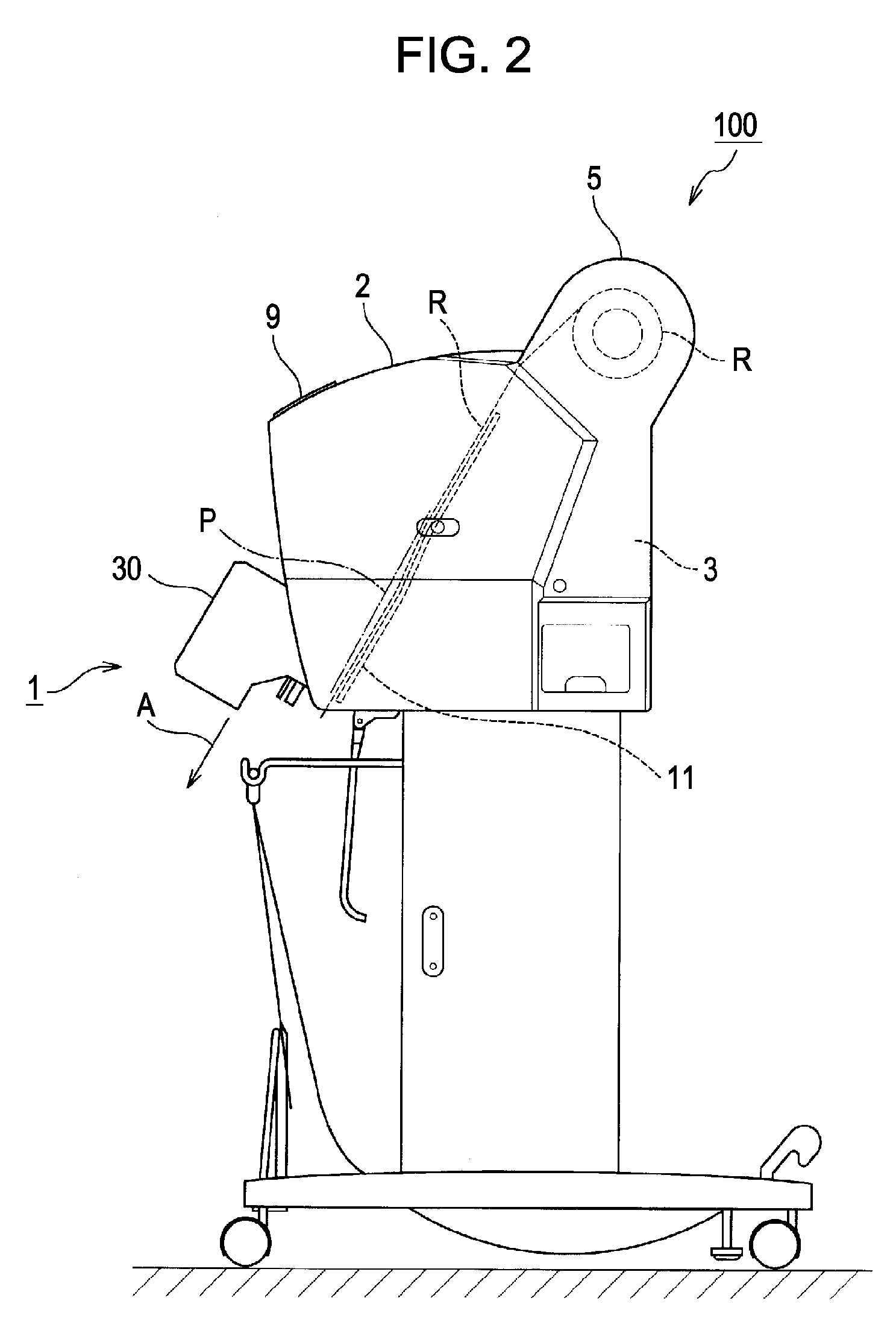 Unit for measuring color and recording apparatus