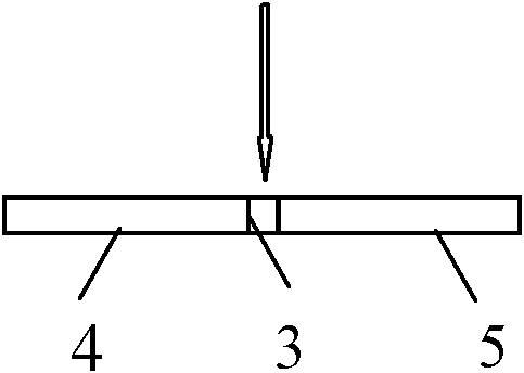 High-strength electron beam welding process of titanium metal material and copper or copper alloy