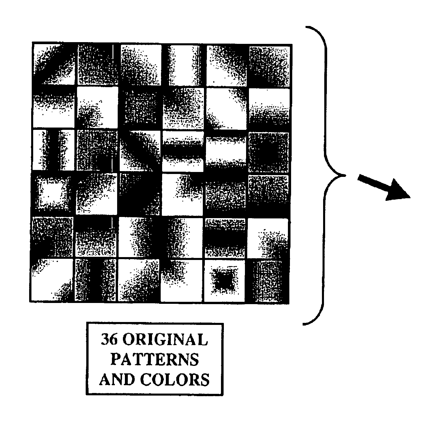 Method of patterning, installing, renewing and/or recycling carpet tiles