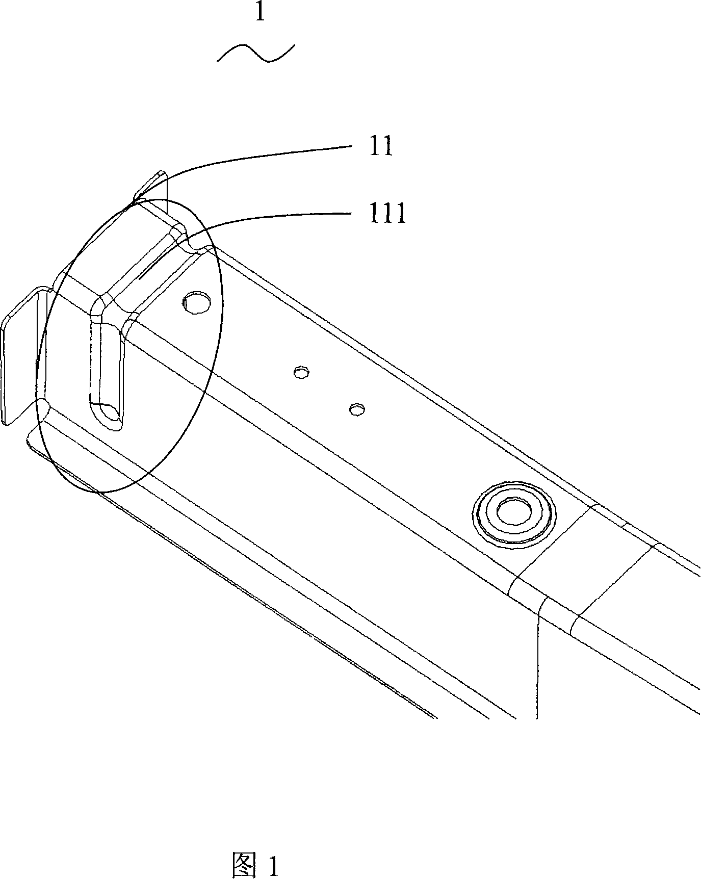 Cycle frame structure of vehicle