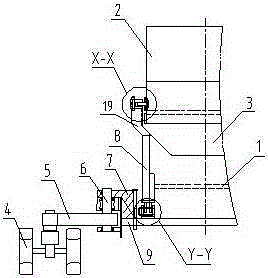 Rotary transfer scraper conveyor