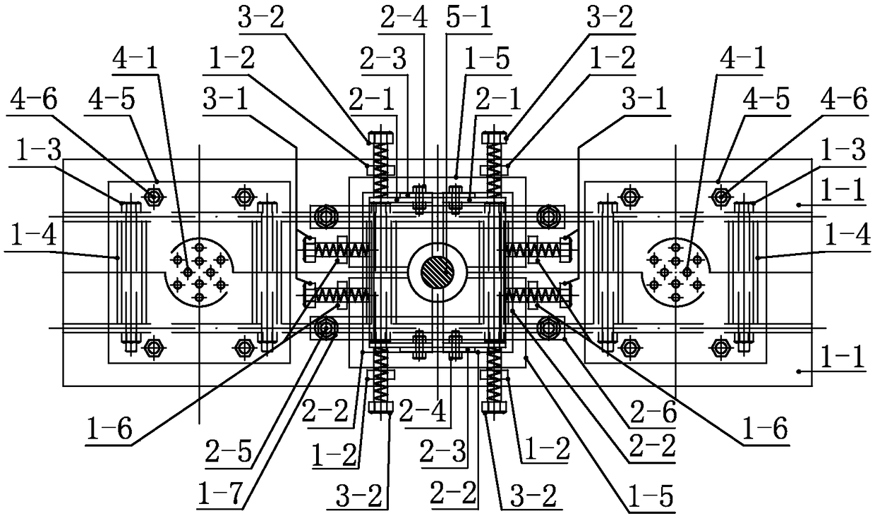 Wire rope stretching assembling system with centering and aligning functions and assembling method thereof