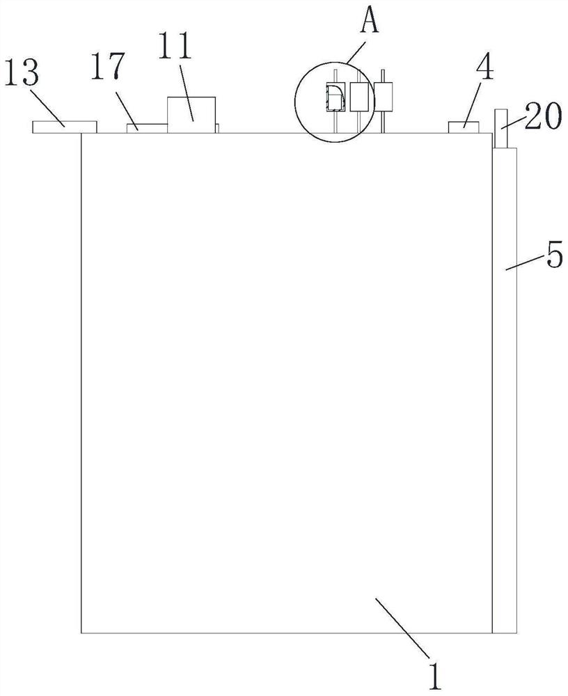 Acceleration sensor for elevator