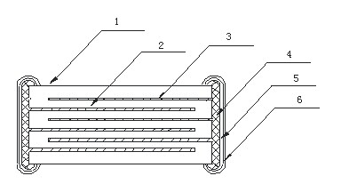 Method for preparing high-power microwave chip type multilayer ceramic dielectric capacitor