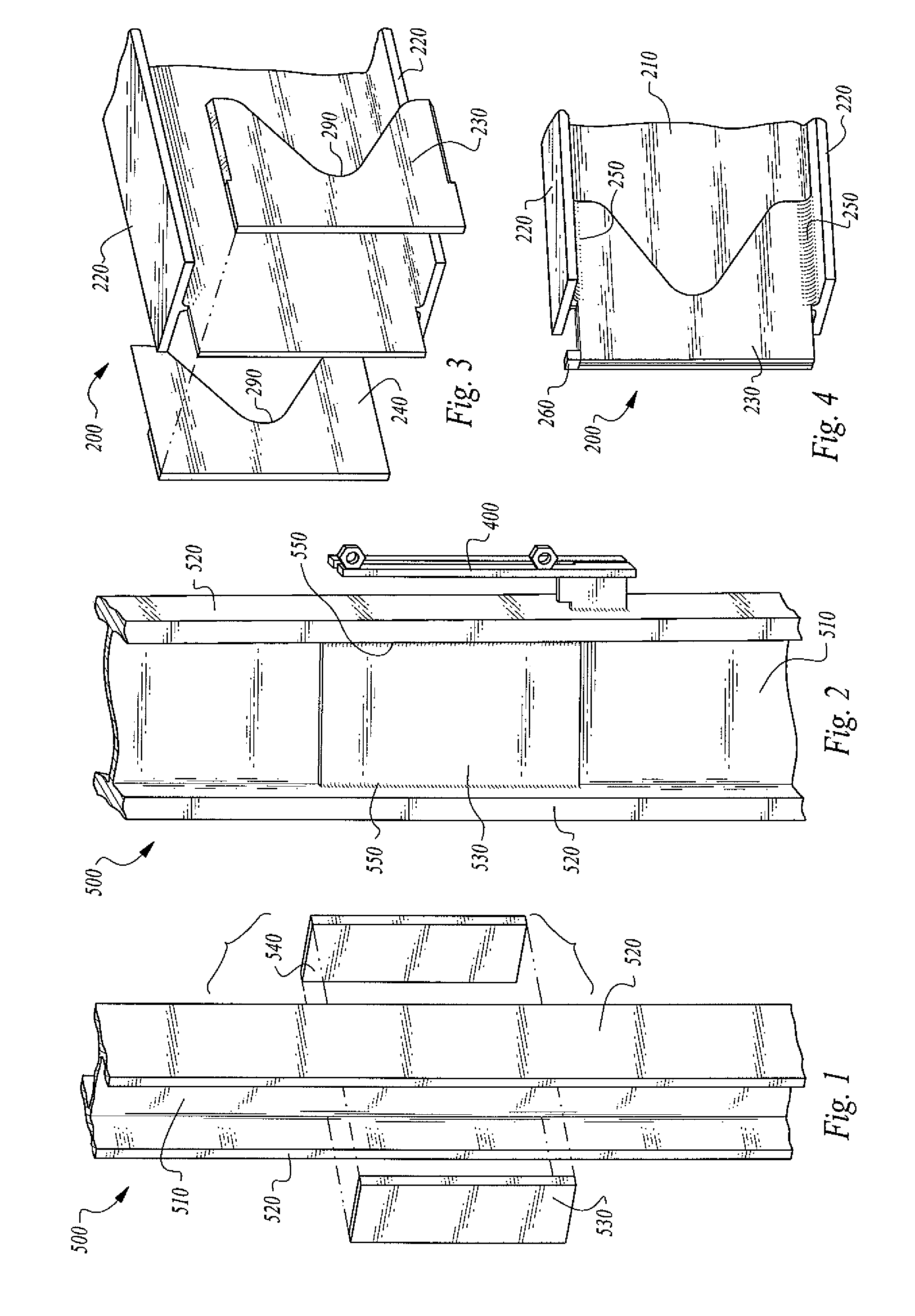 Assembly, system and method for automated vertical moment connection