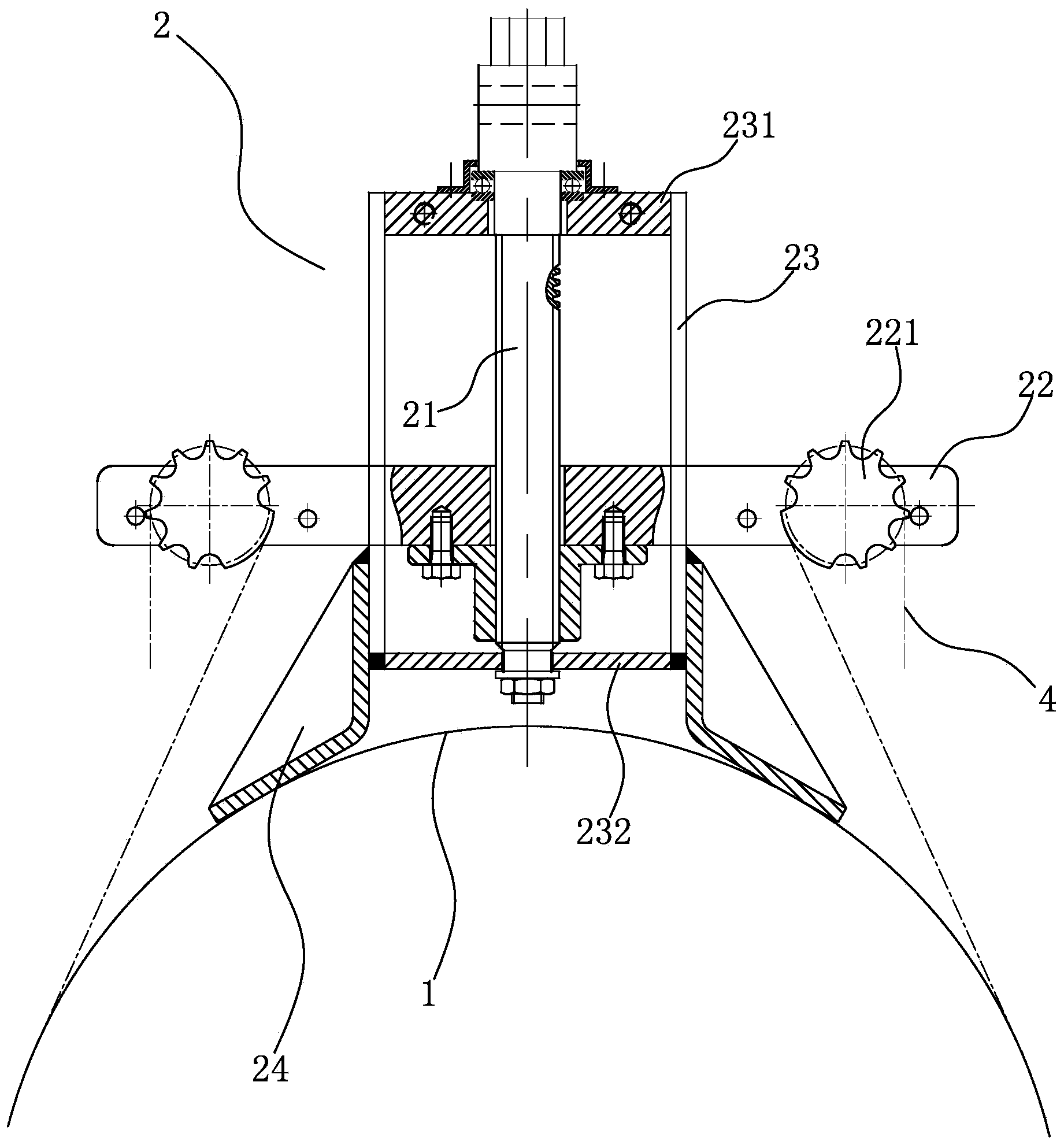 Self-protected under-pressure leakage plugging device and method for rushing to repair pipeline by using self-protected under-pressure leakage plugging device