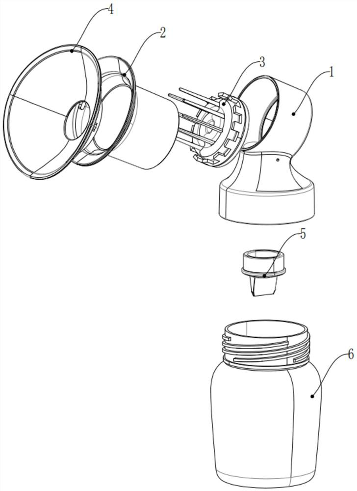 Massage lactagogue breast pump