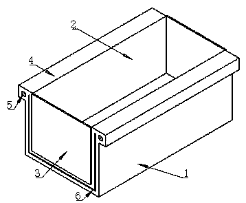 Special convenient and fast type gauze packaging and transferring box