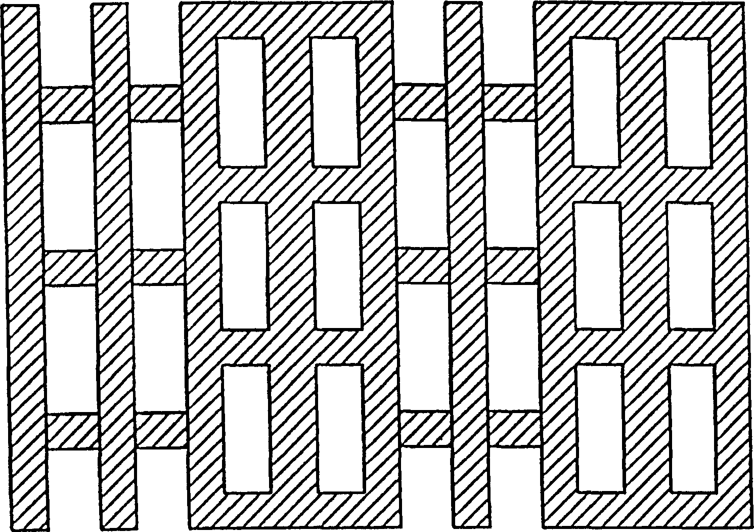 Auxiliary designing method of contact hole photoetching