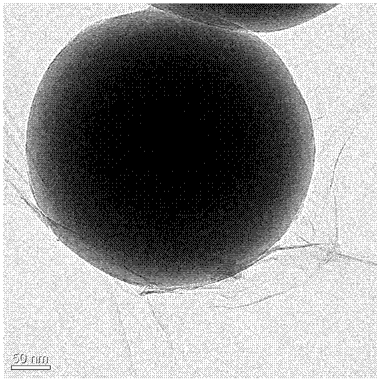 Oxidized graphene or graphene/inorganic particle core/shell material and preparation method thereof