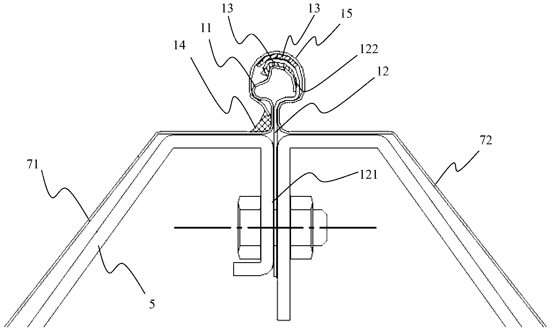 Air-tight heat insulation metal roof and construction method thereof