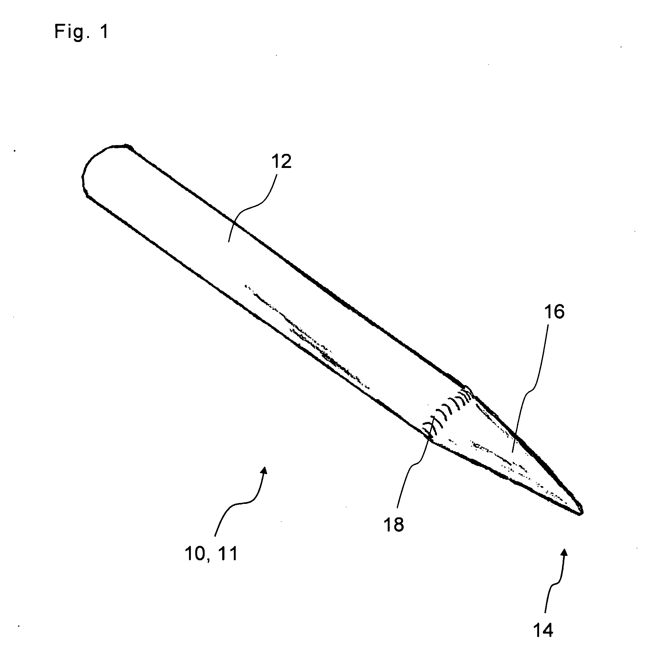 Ground peg, and device and method for the production thereof
