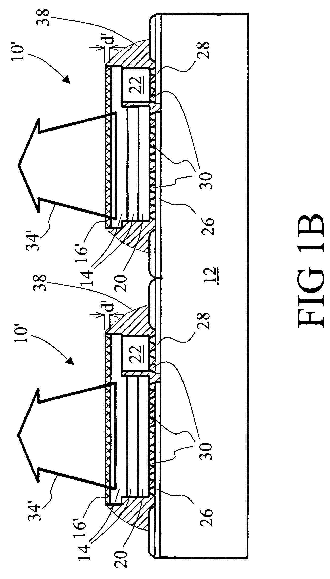Flip chip light emitting diode devices having thinned or removed substrates