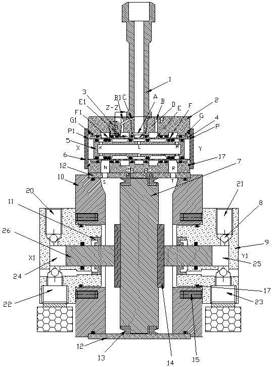 Balanced type air-driven hydraulic pump