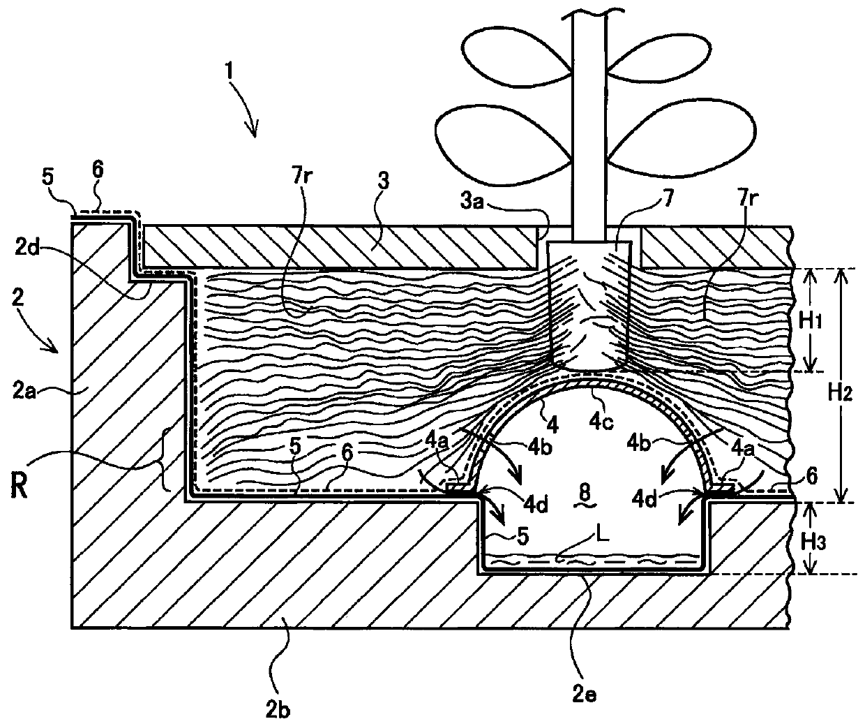 Part for nutrient solution cultivation and method for nutrient solution cultivation