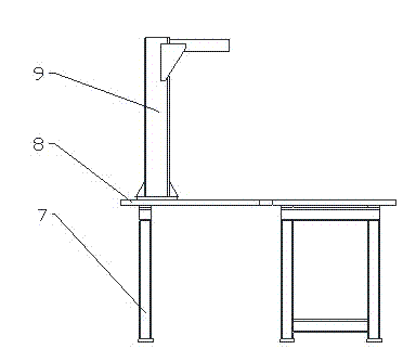 Automatic pipe bending device for compressor outer exhaust pipe